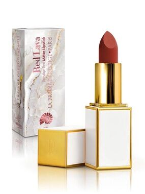 Red Lava Prestige Red Matte Lipstick MATTE01 NIB